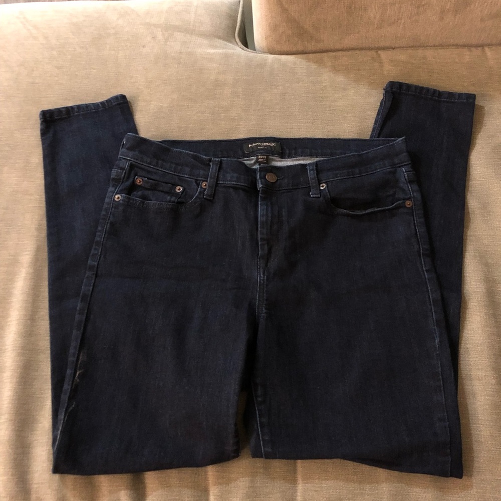 EUC Banana Republic Dark Skinny Jeans, 31/12